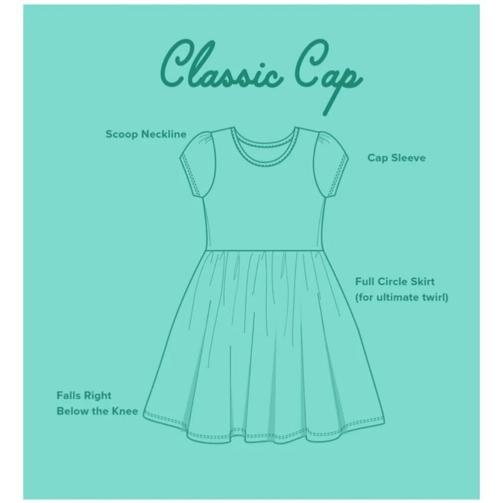 Dot Dot Smile Toddler Girl Size 2T Pink Geometric Cap Sleeve Twirl Dress NWT - Picture 2 of 6